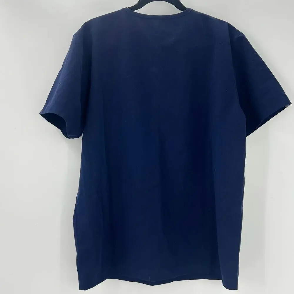 FIGS Mens Leon Technical Collection‎ Scrub Top V-Neck Blue Size Large - Picture 3 of 8